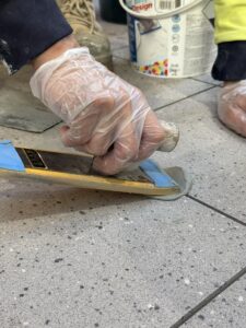 Tile grouting 